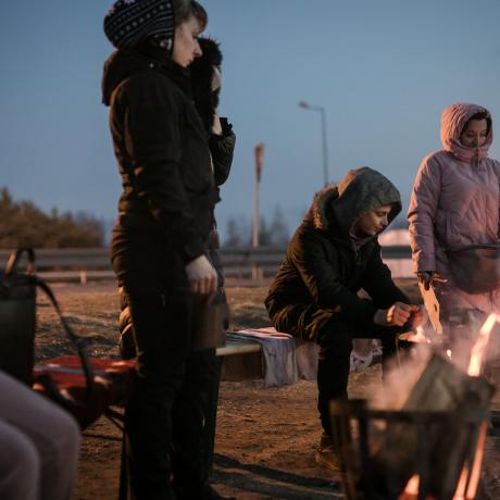 Zosin crossing point on the Polish Ukraine border